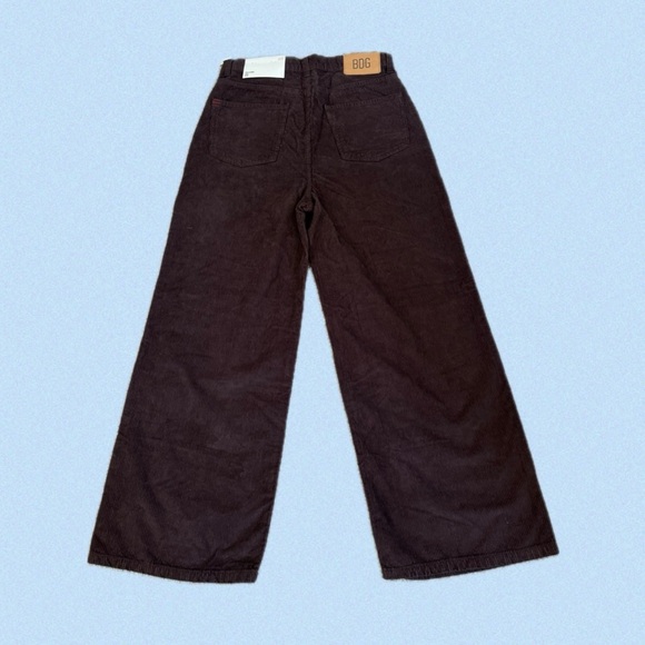 BDG High and Wide Brown Corduroy Pants, Size 29 - Picture 2 of 4